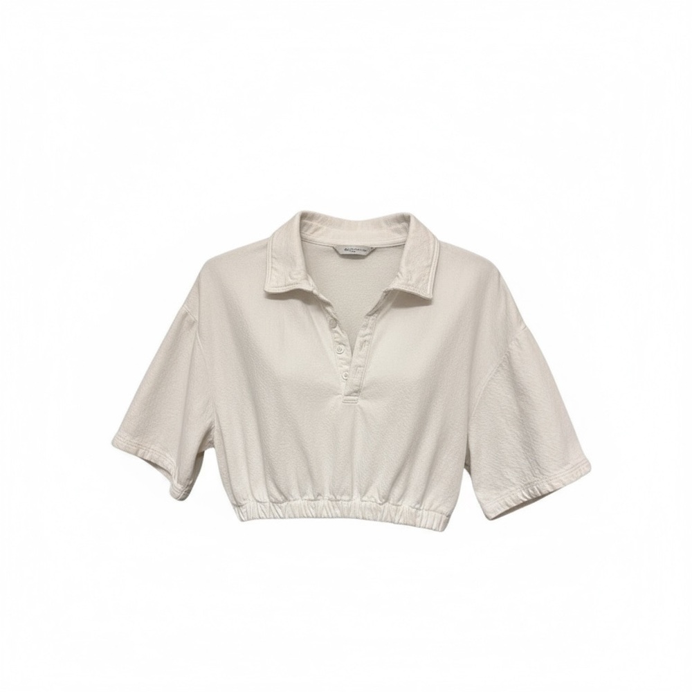 Zara Women's White Crop-top XS